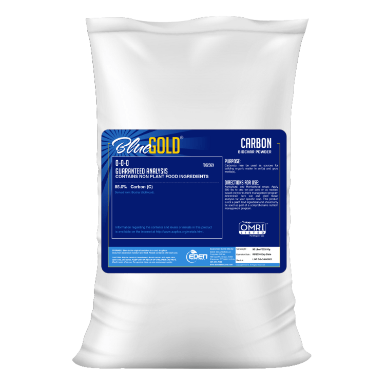 Apical Crop Science Amendment 50 lbs BlueGold® Carbon (Softwood Biochar)