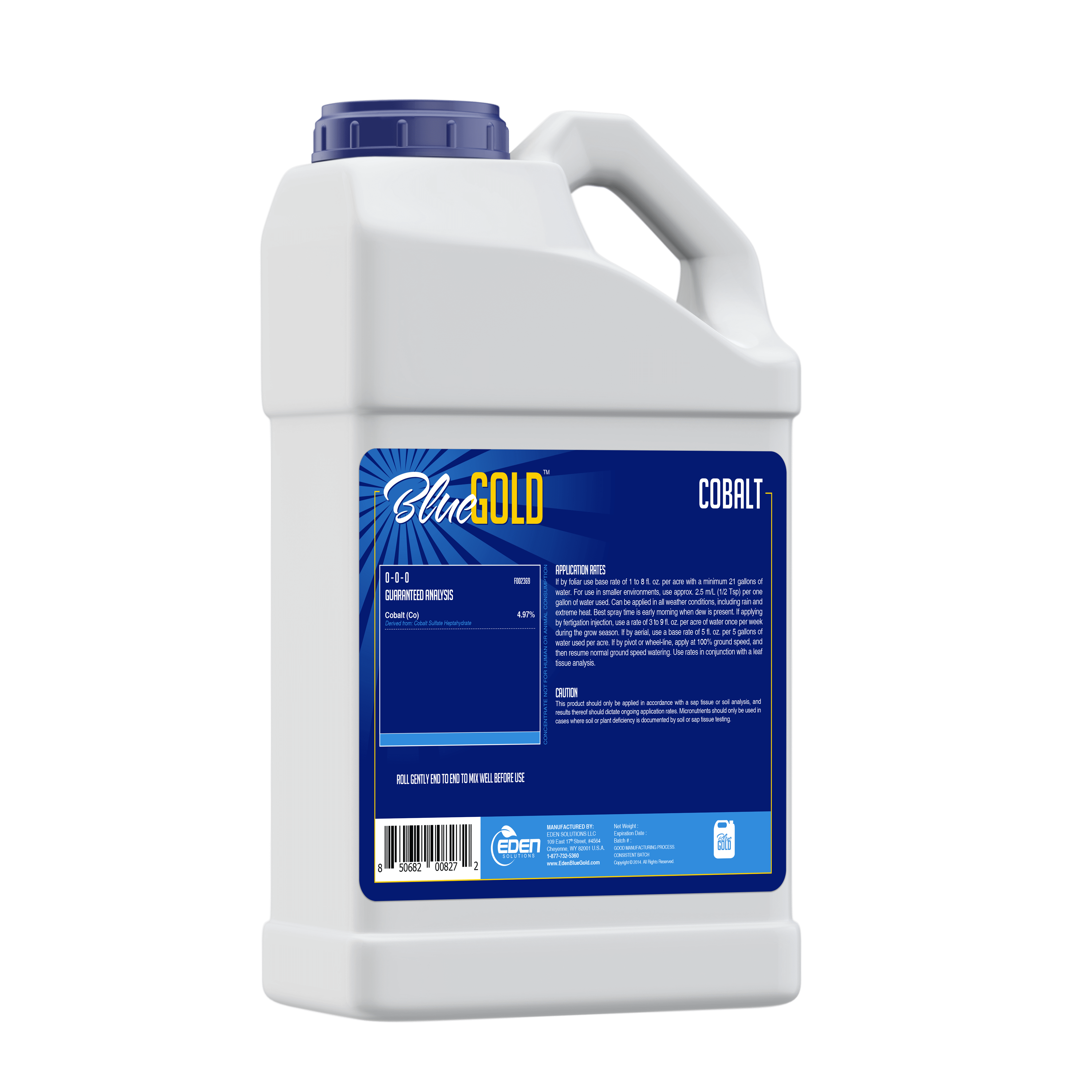 eden blue gold jug 1 gallon 2.5 gallon