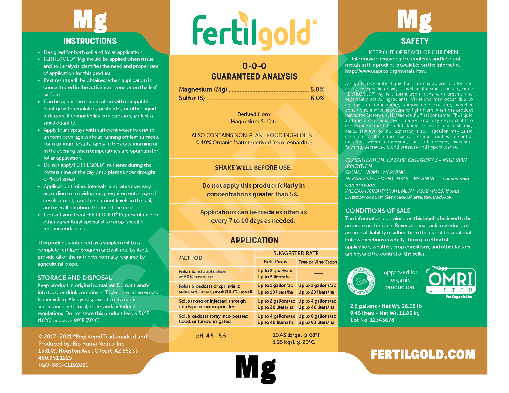 Fertilgold Fertilgold Mg