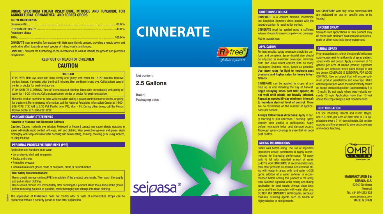 Sym-Agro 2.5 gallon Sym-Agro Cinnerate