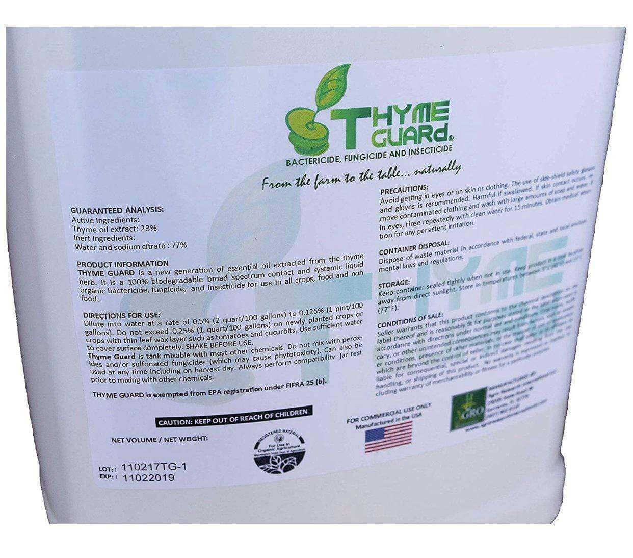 Agro Research International Crop Protection 2.5 gal Agro Thyme Guard
