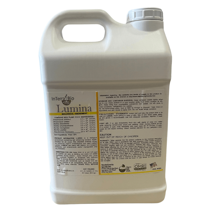 Apical Crop Science Amendment 2.5gal InTerra Bio Lumina