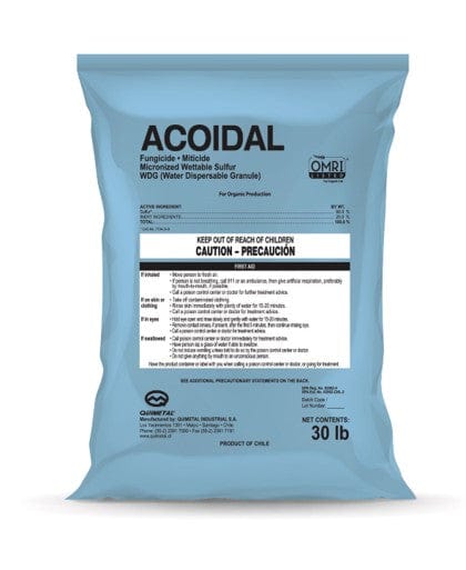 Apical Crop Science Crop Protection 30lb. Acoidal Micronized Wettable Sulfur