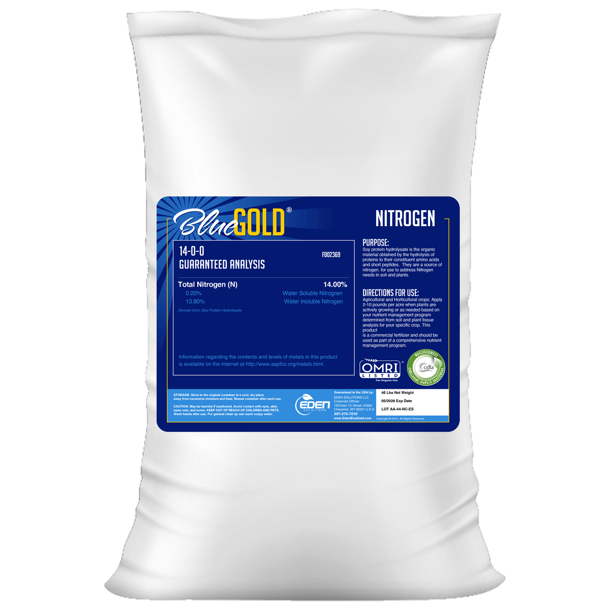 Nitrogen Powder BlueGold® Nitrogen 14-0-0