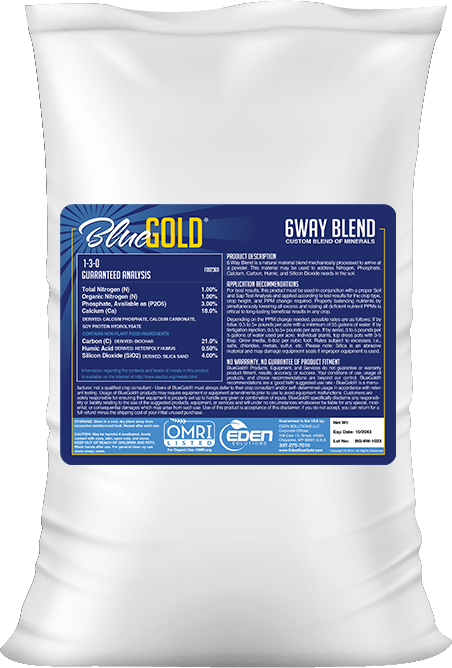 Apical Crop Science Mineral 46lbs BlueGold® 6-Way Blend