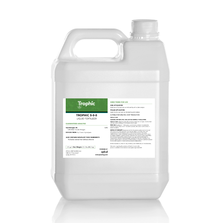 Trophic Fertilizer Trophic 5-0-0 with Biochar Carbon