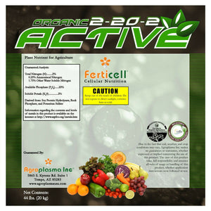 Apical Crop Science 44 lbs Ferticell Active 2-20-2