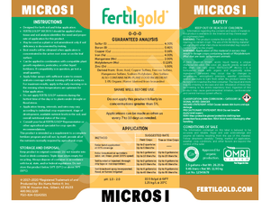 Fertilgold Fertilgold Micros I