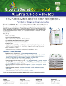 Growers Secret Grower's Secret VitalVit Mg 3.5-0-0 Magnesium