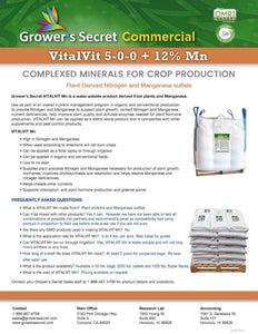 Growers Secret Grower's Secret VitalVit Mn 5-0-0 Manganese
