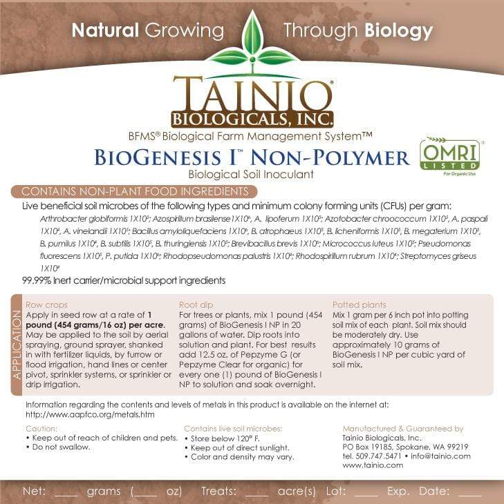 Tainio BioGenesis I Non-Polymer